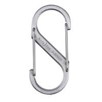 NITE IZE 銀色 S-Biner S型不鏽鋼雙面扣環/8字扣 3號 SB3-03-11