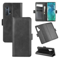 Wallet Case for Motorola Edge Plus Edge+ Moto Edge Plus for Motorola Edge XT2063-3 Double Flip Leather Cover Phone Case Etui