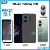 Paket Komplit 4in1 Case Pro Untuk Xiaomi Poco X7 Pro M7 Pro Case Perlindungan Lengkap