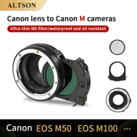 ALTSONEF-EOS M Mount ND Filter Adapter Ring Is Suitable For Canon M100 M50 M6 M6 Second Generation M200 M5 EOSM6 Autofocus