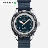 Certina DS PH200M Quartz Men's Watch Luxury Watch Business Casual Fashion Men Watches Leather Waterproof Big Dial Watch for Men