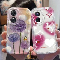 เคสโทรศัพท์, สำหรับ OPPO A17 และ A17K, CPH2477 และ CPH2471, ขอบหยักและโค้ง, ไล่โทนสี, กันกระแทก, ป้อ