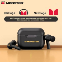 Original Monster Airmars XKT02 Headphones HiFI Stereo Game Waterproof Headset TWS Noise Reduction Bluetooth Headset In-Ear