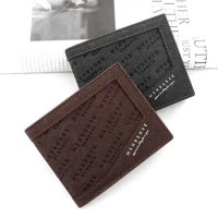 Mens Wallet Leather Business Card Holder Zipper Purse Luxury Wallets for Men Carteira Masculina Luxury