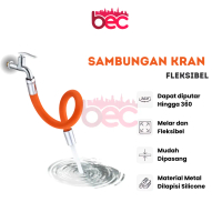 【BEC】Selang Flexible Ekstensi Keran Air Universal 1/2 Inch 360 Derajat Bahan Silikon Extention Kran 