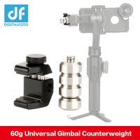 60g Universal Gimbal Counterweight Counter weight for Zhiyun Smooth 4 Q Feiyu G6 G6 Plus Dji OSMO Lens Blance Plate