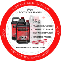 Cat Anti Bocor Asphalt emulsion Waterproofing 5 kg - Jabodetabek