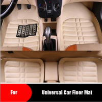 Custom Universal car floor mat for vw polo accessories vw passat b5 b6 golf touran tiguan jetta Car accessories car mats