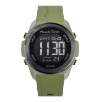 Alexandre Christie ALEXANDRE CHRISTIE AC 9342 BLACK GREEN MHRIGBAGN