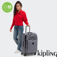 Kipling 經典老花25吋多袋收納行李箱-NEW YOURI SPIN M