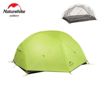 Naturehike Mongar 2 Person Tent Ultralight Camping Tent Outdoor Travel Tent Double Layer Waterproof 