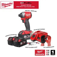 Milwaukee Combo Set M18 FID2 Gen3 1/4" Impact Driver - Mesin Impact 18 Volt - Alat Pertukangan (Bare
