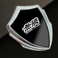 car stickers 3D metal accsesories auto accessory for Honda mugen power Accord Civic vezel Crv City Jazz Hrv