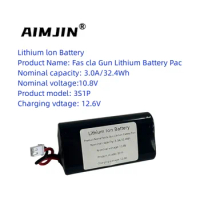 10.8V 3000mAh 3S1P Lithium Rechargeable Fascial gun Battery