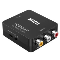 HDMI to AV converter HDMI2AV HDMI to RCA HDMI switcher 1080P lightning cable usb