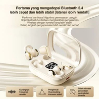Lenovo TWS 2in1 Headset Earbuds Earphone Bluetooth 5.4 Wireless HS100
