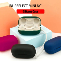 Washable Silicone Protective Cover Shell Anti-fall Earphone Case for JBL REFLECT MINI NC Wireless Headphone