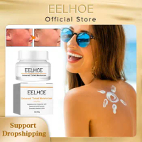 EELHOE Sun Protect Cream Sunburn Treatment Dark Spot Remover Oil-Control Moisturizing Anti-Aging Long Lasting UV Protect Cream