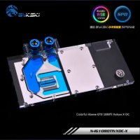 Bykski GPU Water Block For Colorful iGame GTX 1080 Vulcan X OC /X LE GTX 1080Ti Vulcan X SOC Cooler RGB /RBW ,N-IG1080TIVXOC-X