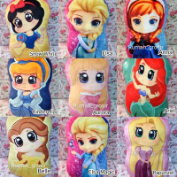 (Rumah ) Bantal Boneka Princess Anna Cinderella Snow White Belle Princess Imut Mainan Anak Perempuan