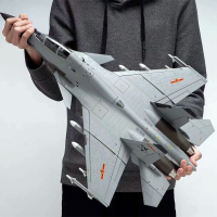 模型擺件 起落架可收放1:48殲15飛機 模型金屬航模殲十五合金退伍禮品 全館免運