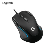 Logitech G300S Gaming Mouse High Reporting Rate Hand Symmetrical Design 9 Programmable Buttons for Laptop Offers Free Shipping