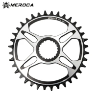 MEROCA Chainring 0mm Offset MTB Narrow Wide Bicycle Chainwheel for Deore Xt M7100 M8100 M9100 for SHIMANO 12S Crankset