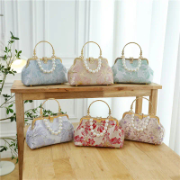 Cheongsam bag handbag shoulder messenger bag gift bag catwalk bag women's bag dinner bag clutch bag 