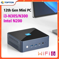M9S Mini PC Gamer 12th Gen Intel i3 N305 N200 N100 DDR5 PCIE3.0x4 2xi226-V 2.5G Firewall Router Office PC Windows 11 NUC WiFi6