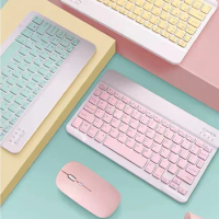 Wireless Colorful Keyboard with Mouse for Android/ios Tablet Bluetooth Keyboard Mouse Combo Set for IPad 9.7 Wireless Keyboard