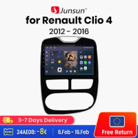 Junsun V1 AI Voice Wireless CarPlay Android Auto Radio for Renault Clio 4 2012-2016 4G Car Multimedia GPS 2din autoradio