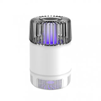 【KINYO】USB吸入式電擊二合一雙效捕蚊燈 360度環繞UVA紫外線滅蚊燈/捕蚊器(吸入+電擊)