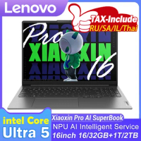 Lenovo Xiaoxin Pro 2024 AI Ultrabook Laptop Intel Core Ultra 5 125H 16G/32G RAM 1/2T SSD 2.5K120Hz Screen 16inch Office Notebook