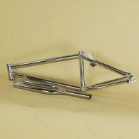 Bmx Scooter Electroplated Silver Action Street Style Frame Chrome Molybdenum Steel 20.75 Ultra Short Tail Plug 12.7
