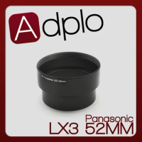 Pixco 52mm 52 mm Metal Filter Lens Adapter Tube Suit For Panasonic LX3 Camera