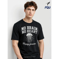 FQU 90s Retro Vintage Tee with Cute Animal Style Adult Humor American Slang Graphic T-shirt Comforta