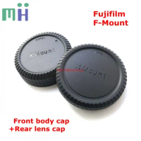COPY NEW For FUJI Fujifilm F Mount Front Body Cap Rear Lens Cap XT10 XA5 XA3 XT1 XT2 XT20 XA10 XPRO2 XT100 XA20 XH1 XE3 XT3 XT30