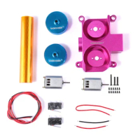 Worker Super-E Parts Set for Nerf HyperFire/for Nerf Modulus Regulator Modification and Replacement(Diamond Pattern) - Pink+Blue