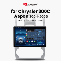 Junsun X7 PRO 11.5“ 2K AI Voice Wireless CarPlay Android Auto Car Radio for Chrysler 300C Aspen 2004-2008 Multimedia radio