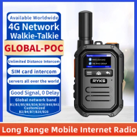 Walkie Talkie LTE POC Network Radio Sim Card Professional Walkie Talkie 5000km Long Talk Range 4g Handheld