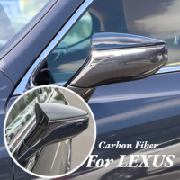 tantan For LEXUS RC IS ES Carbon Fiber Mirror LS UX LC Custom Car Bumper Strip Decorate Cover Sticker Paste Install Accessories