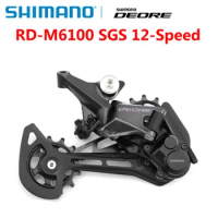 New Arrival SHIMANO DEORE RD-M6100 RD M6100 12s SGS Long Cage Rear Derailleur SHADOW RD+ Mountain Bike MTB Rear Derailleur