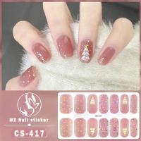 Nail Art Stickers Exquisite Lasting Fashion Design Durable Materials Ease Of Use Waterproof Nail Stickers Wear Resistance Shiny