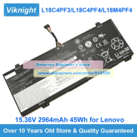 Genuine 15.36V 2964mAh 45Wh L18M4PF4 Battery L18C4PF3 L18C4PF4 Charge For Lenovo Ideapad S540 C340-14IWL C340-14API