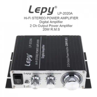 LEPY LP-2020A 20W x 2 2CH Digital Stereo Class-D Audio Amplifier Hi-Fi Stereo Power Amplifier with Over-current Protection