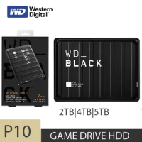Western Digital WD Black P10 5TB 4T 2T Portable Game Drive 2.5" Mobile External Hard Drive HDD For PS4, PS5, Xbox One, PC, Mac
