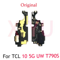 Original For TCL 10 5G UW T790S T790 / 20R 5G T767H T767 USB Charging Dock Port Flex cable Repair Parts