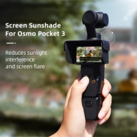 Sun Hood for DJI Osmo Pocket 3 Screen Hood Anti-glare Sunshield Display Cove for DJI Pocket 3 Accessories