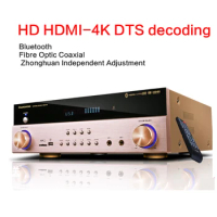 1200W 5.1 Power Amplifier Home High-power bluetooth amplifier karaoke Panoramic Sound amplifier DTS Professional Fever Audio KTV