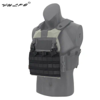 VULPO Tactical Vest Molle Front Plate Detatchable 5.56 M4 Triple Magazine Pouch Panel Flap LV119 FCSK FCPC Vest Accessories